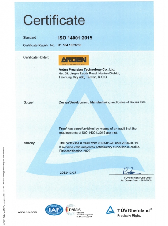 ISO14001:2015 Environmental management systems